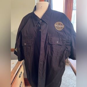 Harley Davidson 4XL button down
